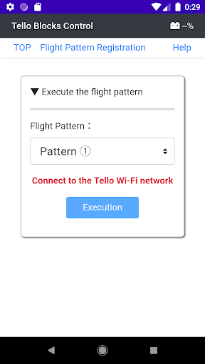 Android application TelloBlocksControl screenshort