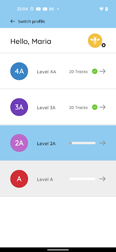 Kumon Audio Screen 2