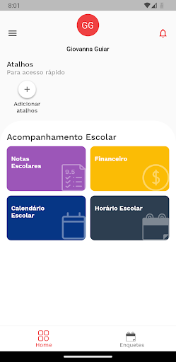 Escola Balão Vermelho Alicerce Screen 2