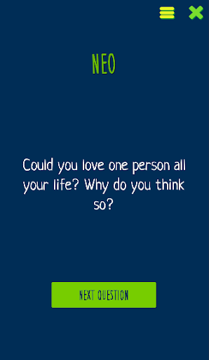 Android application Hola Friends: Fun Questions screenshort