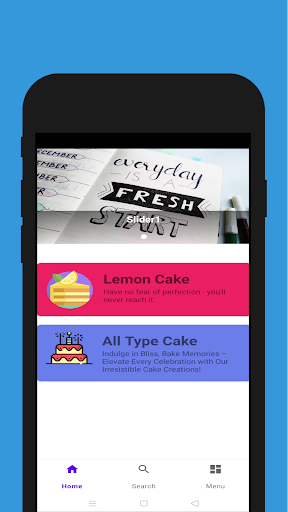 Android application Lemon cake screenshort