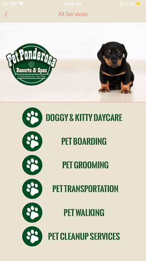 Pet Ponderosa Resorts & Spas Screen 3