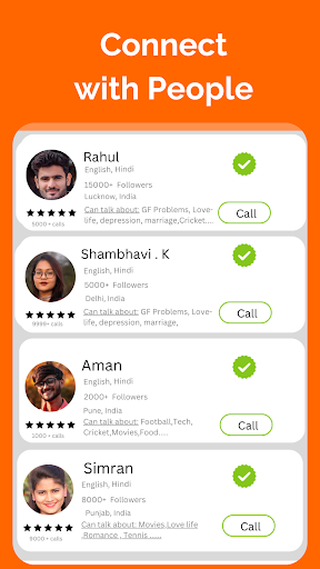 Android application MyFriend - Your Online Dost screenshort