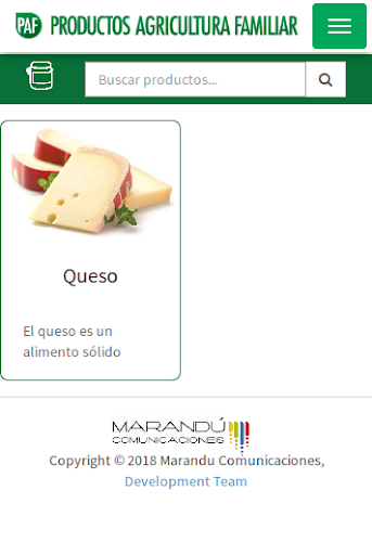 Productos de la Agricultura Fa Screen 3