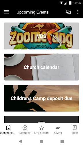Android application CHBCC screenshort