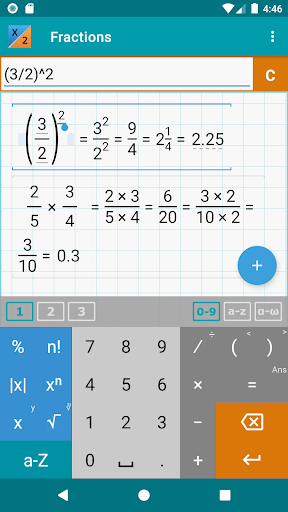 Fraction Calculator + Math Screenshot 2 - AppWisp.com