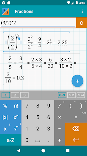 Fraction Calculator + Math Screenshot