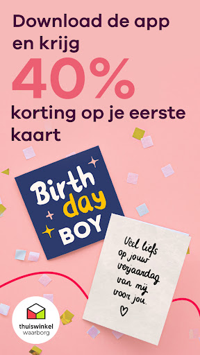 Android application Greetz - kaarten en cadeaus screenshort