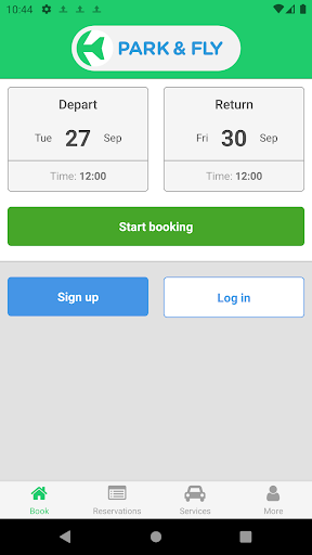Android application Park&Fly Eindhoven screenshort