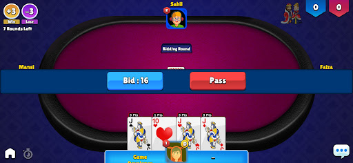 Viral 29 Card Game Screen 2