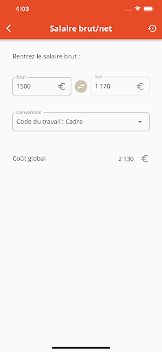 Android application Fiduciaire Conseil screenshort