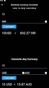 Realtime Currency Converter