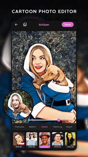 Android application Artisan: Cartoon Photo Editor screenshort
