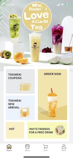 Android application Tokimeki Tea screenshort