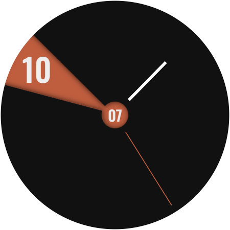 DS H002 - Hybrid watch face screenshot 7