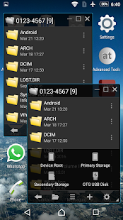 Floating File Manager Screenshot