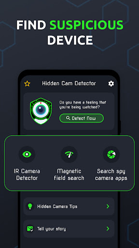 Hidden Camera Detector: Finder Screen 2