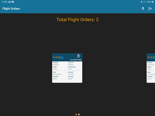 Android application Siepa OnAir screenshort