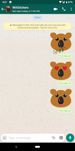 Bear Stickers for Whatsapp Screen 2
