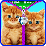 Cover Image of डाउनलोड Cats lock screen. Zipper. 1.1.6.45 APK