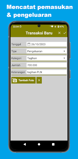 Catatan Keuangan Ku - PRO Screen 2