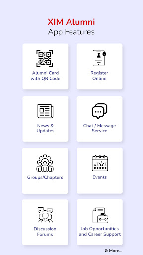 Android application XIM Alumni screenshort