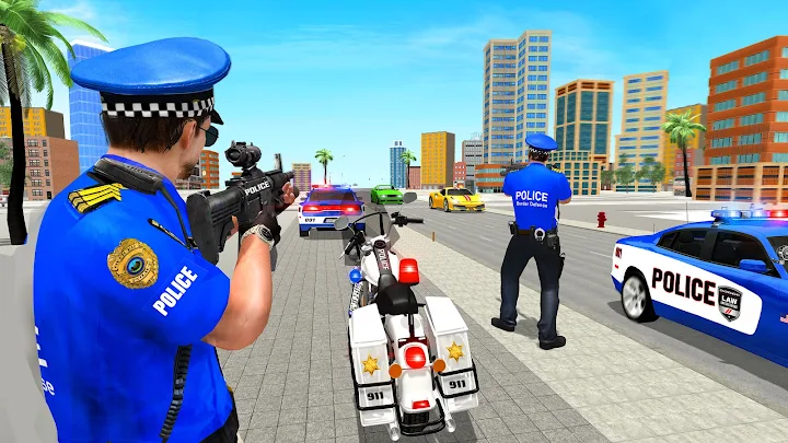 Police Moto Bike Chase Crime APK