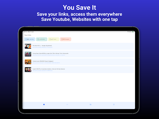 You Save It - Save Your Links Captura de Pantalla de la Aplicación Android 6