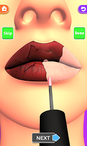 ริมฝีปากเสร็จแล้ว! เกม ASMR 3D