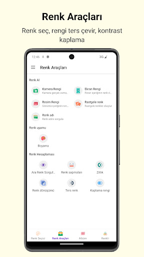 RenkTakip ekran görüntüsü
