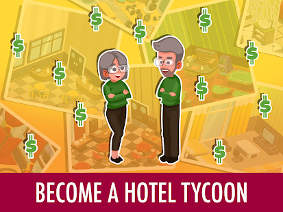Hotel Tycoon Empire - Jeux de simulateur de gestionnaire d'inactivité