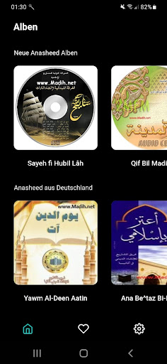Android application Madihnet screenshort