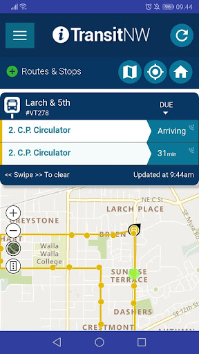 Valley Transit Screen 3