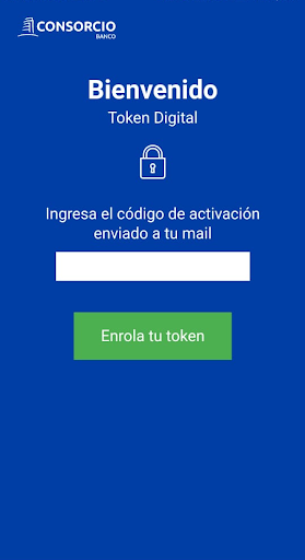 Android application Softoken Empresas Consorcio screenshort