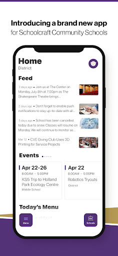 Android application Schoolcraft Eagles Schools, MI screenshort