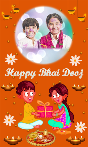 Happy Bhai Dooj Photo Frames Screen 2