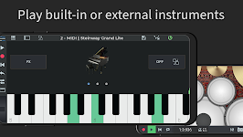 screenshot of n-Track Studio DAW: Make Music