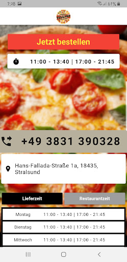 Pizza Palermo Stralsund Screen 2