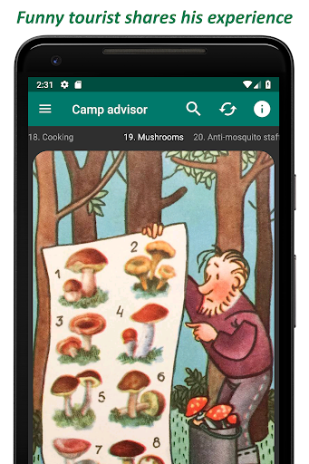 Camp Advisor Screen 2