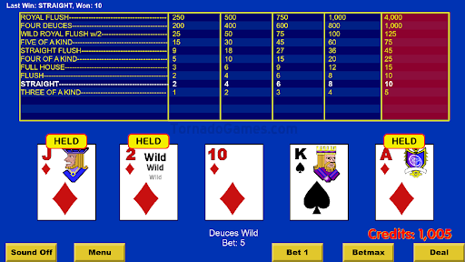 Video Pokers - TornadoGames