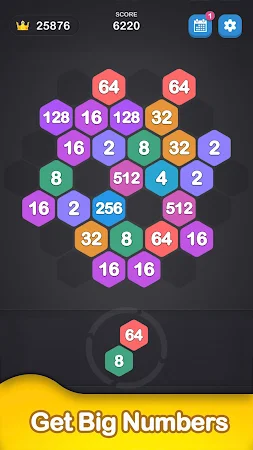 Game screenshot 2048 Hexagon-Number Merge Game apk download