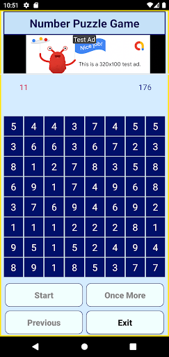 Number Puzzle Game Screen 3