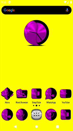 Android application Wicked Magenta Icon Pack screenshort