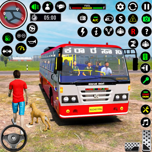 Android application City Coach Bus Game 3D screenshort