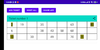 Tambola Ticket and Board - Screenshot 2