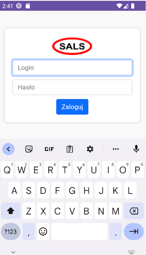 Android application SALS GPS screenshort