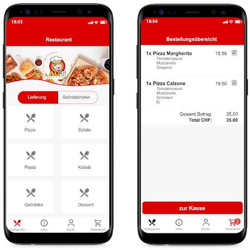 Android application Ali's Restaurant Kebab Haus screenshort