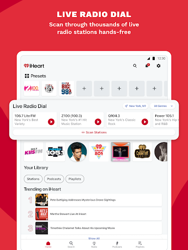 Screenshot of iHeart: Music, Radio, Podcasts