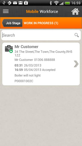 Mobile Workforce Screen 3