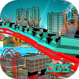 Futuristic Roller Coaster Thrill Ride Simulator icon